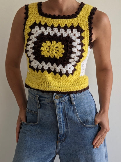 Vintage Hand-Crocheted Tank