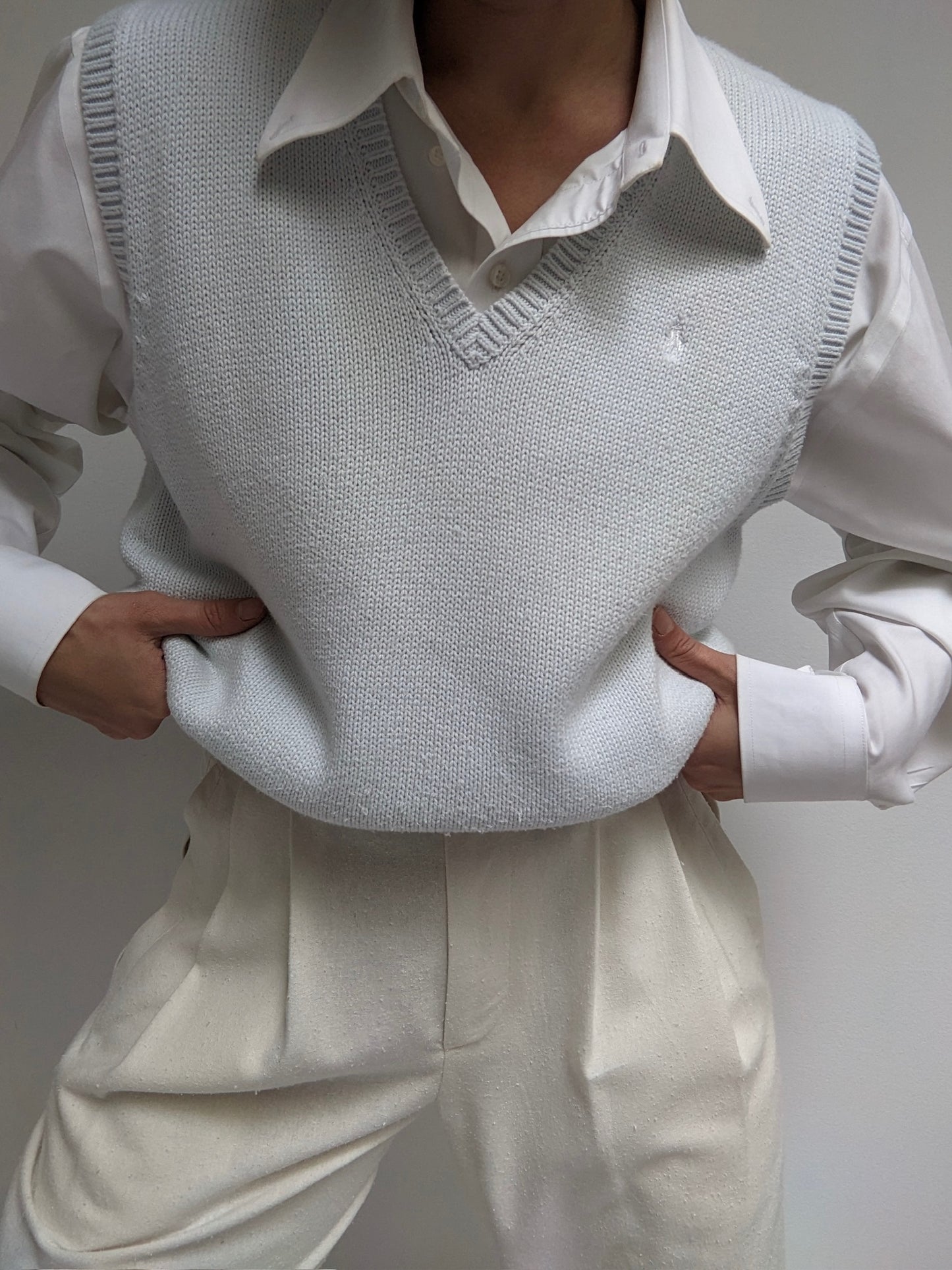 Ralph Lauren Powder Blue Sweater Vest