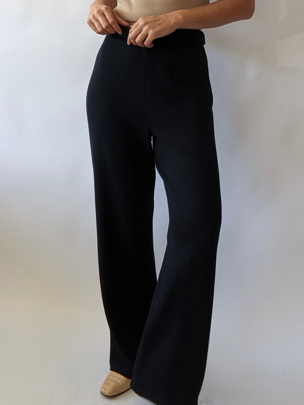 Vintage St. John Onyx Knit Pants