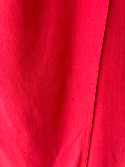 Vintage MaxMara Cherry Silk Wrap Skirt