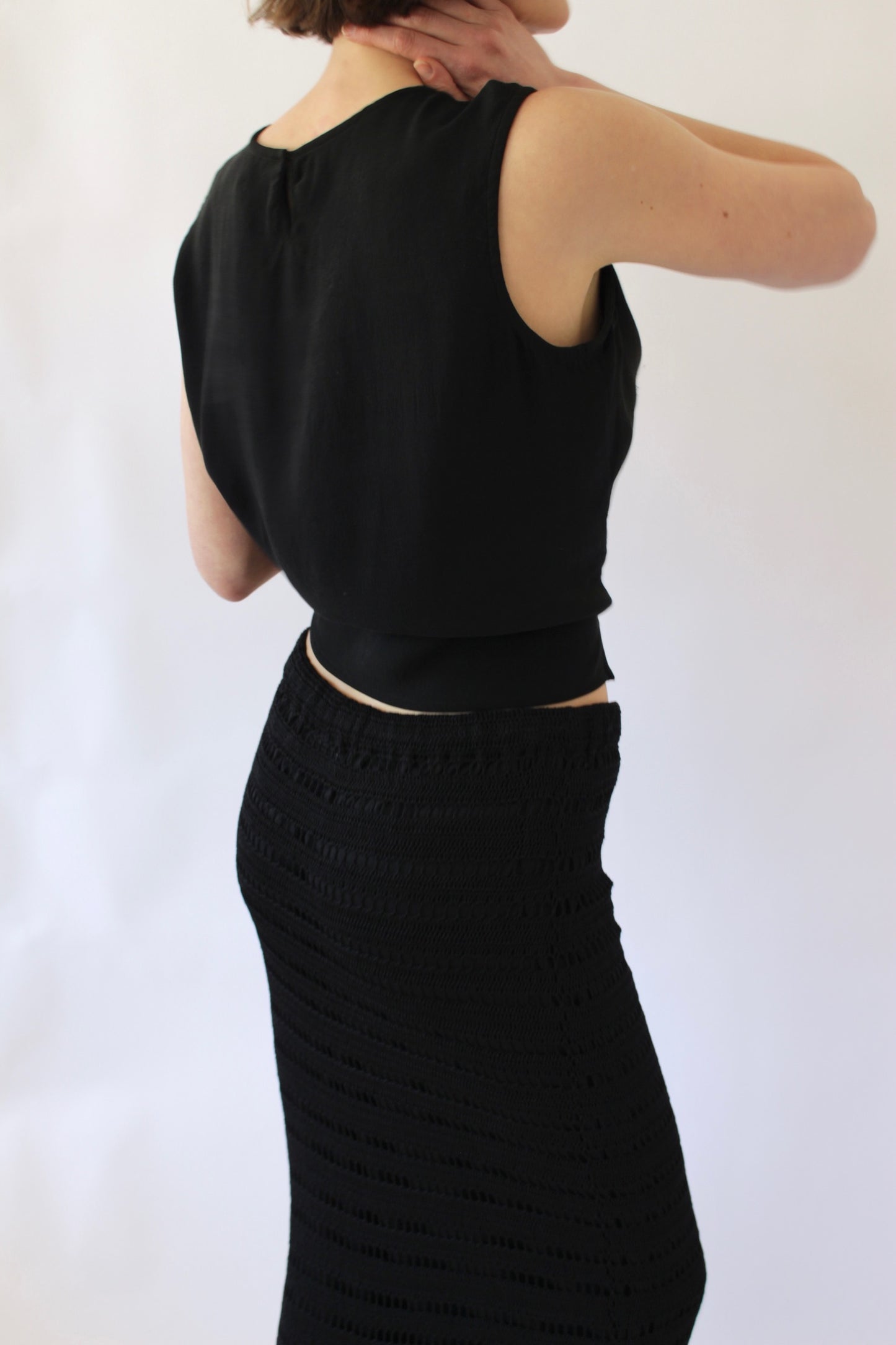 Beautiful Vintage Caviar Crocheted Skirt