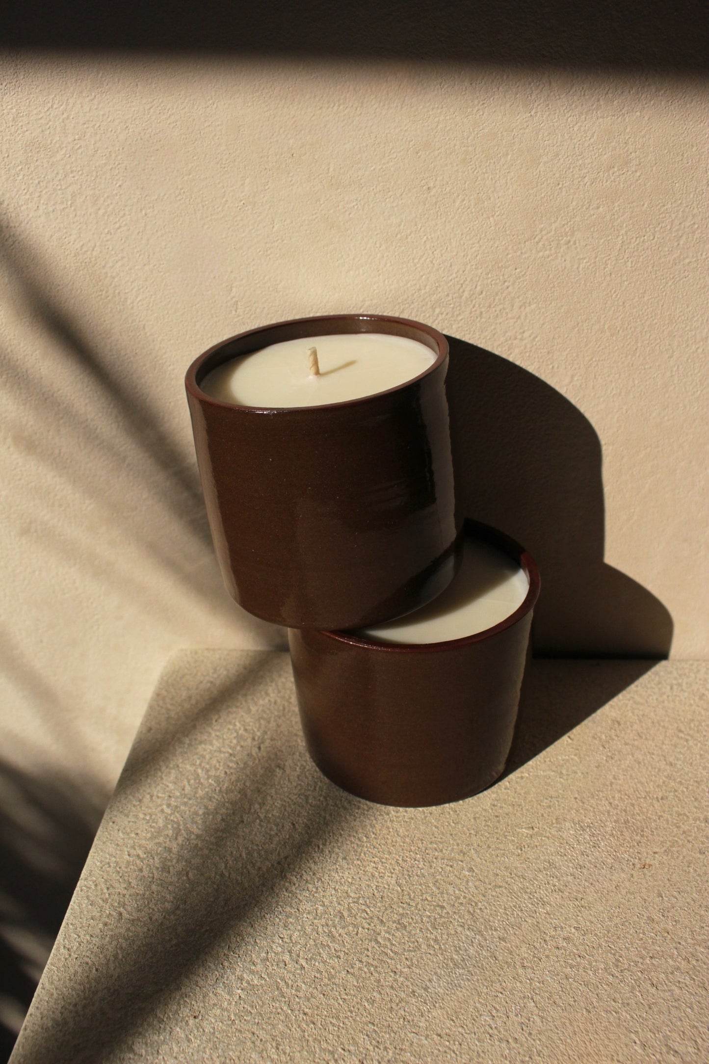 Palo Santo, Juniper, & Cedarwood Soy Candle / Espresso Ceramic