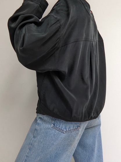 Vintage Caviar Silk Jacket