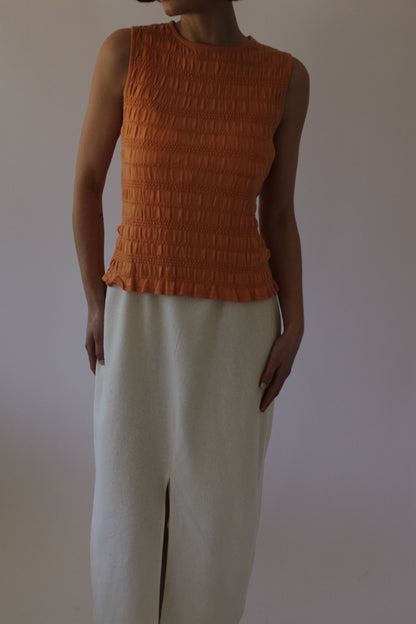 90s Shelli Segal Apricot Tank