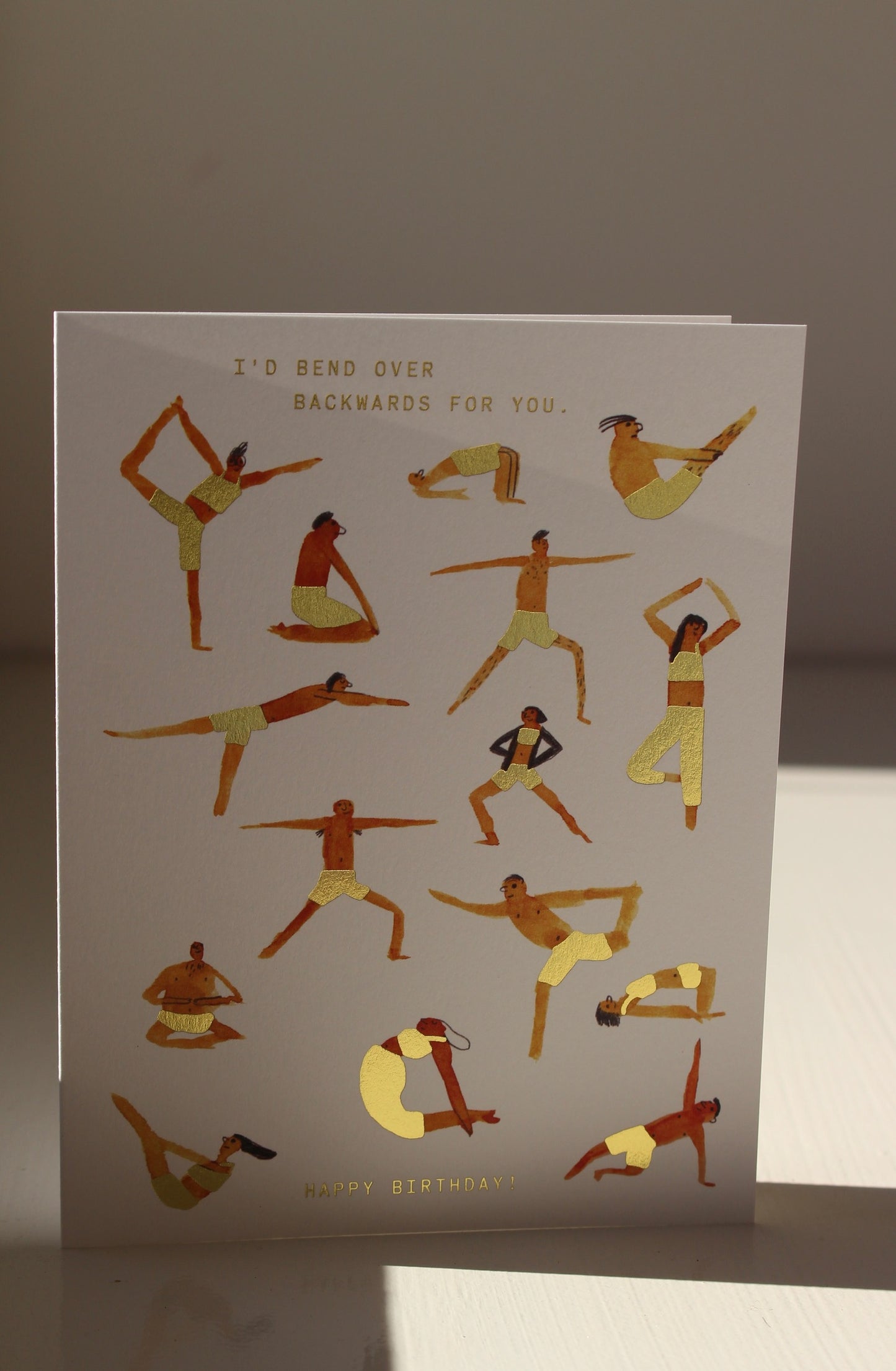I'd Bend Over Backwards Birthday Card