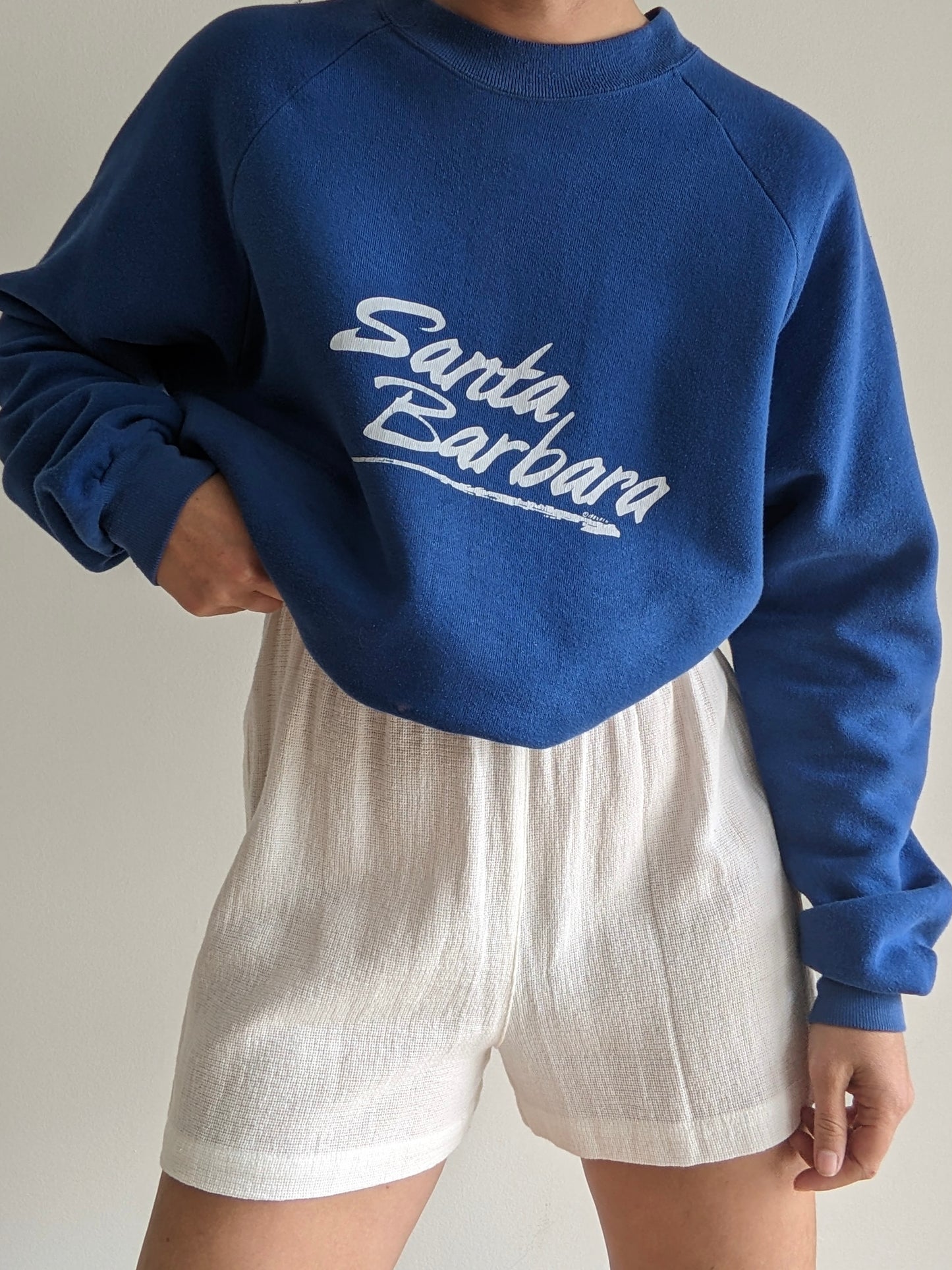 Vintage "Santa Barbara" Raglan Sweatshirt