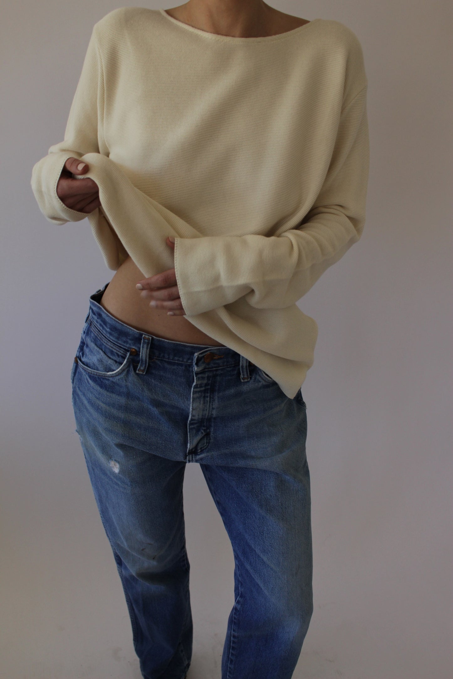 Vintage Distressed Wrangler Denim
