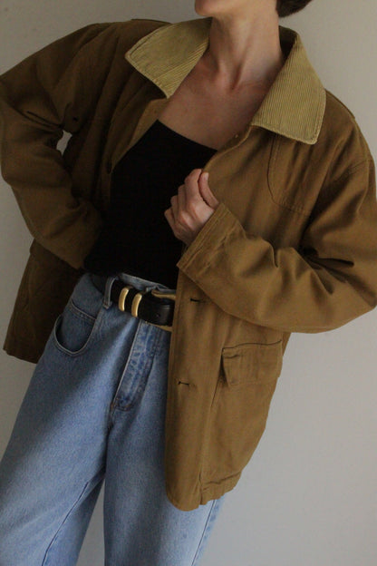 Vintage Orvis Olive Canvas Chore Coat