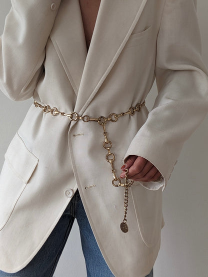 Vintage Gold-Toned Chain Belt