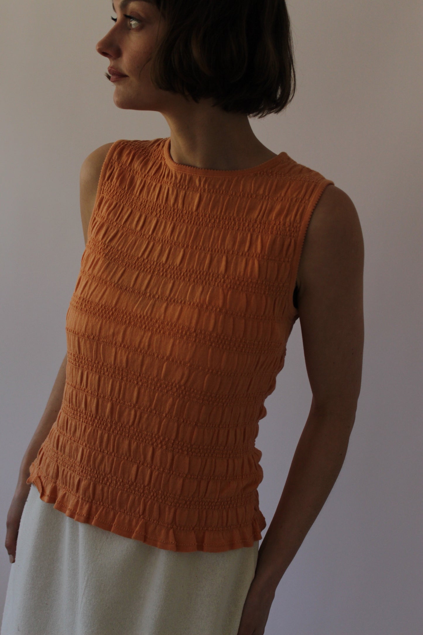90s Shelli Segal Apricot Tank
