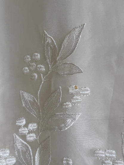 Incredible Vintage Embroidered Organza Dress