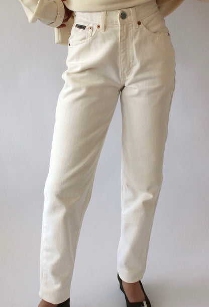 Vintage Calvin Klein White Denim
