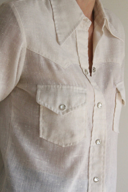 Vintage Wrangler Pearl Snap Shirt