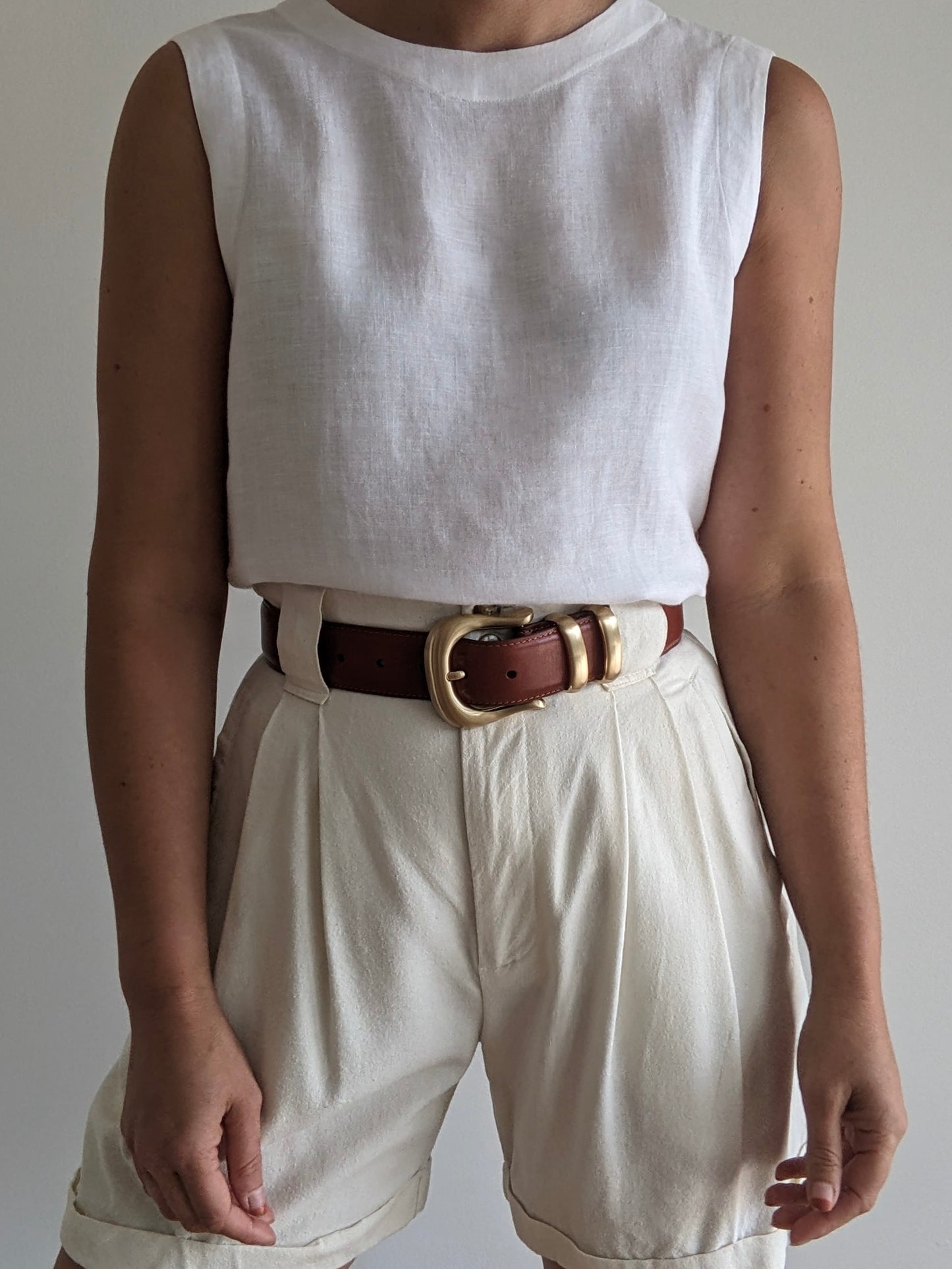 Vintage Cloud Linen Tank