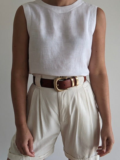 Vintage Cloud Linen Tank