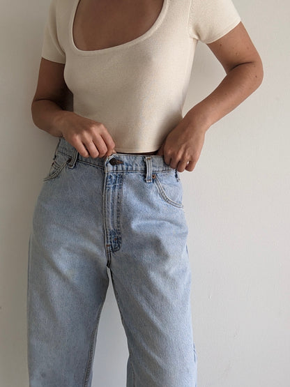 Vintage Levi's 550 Orange Tab Jeans