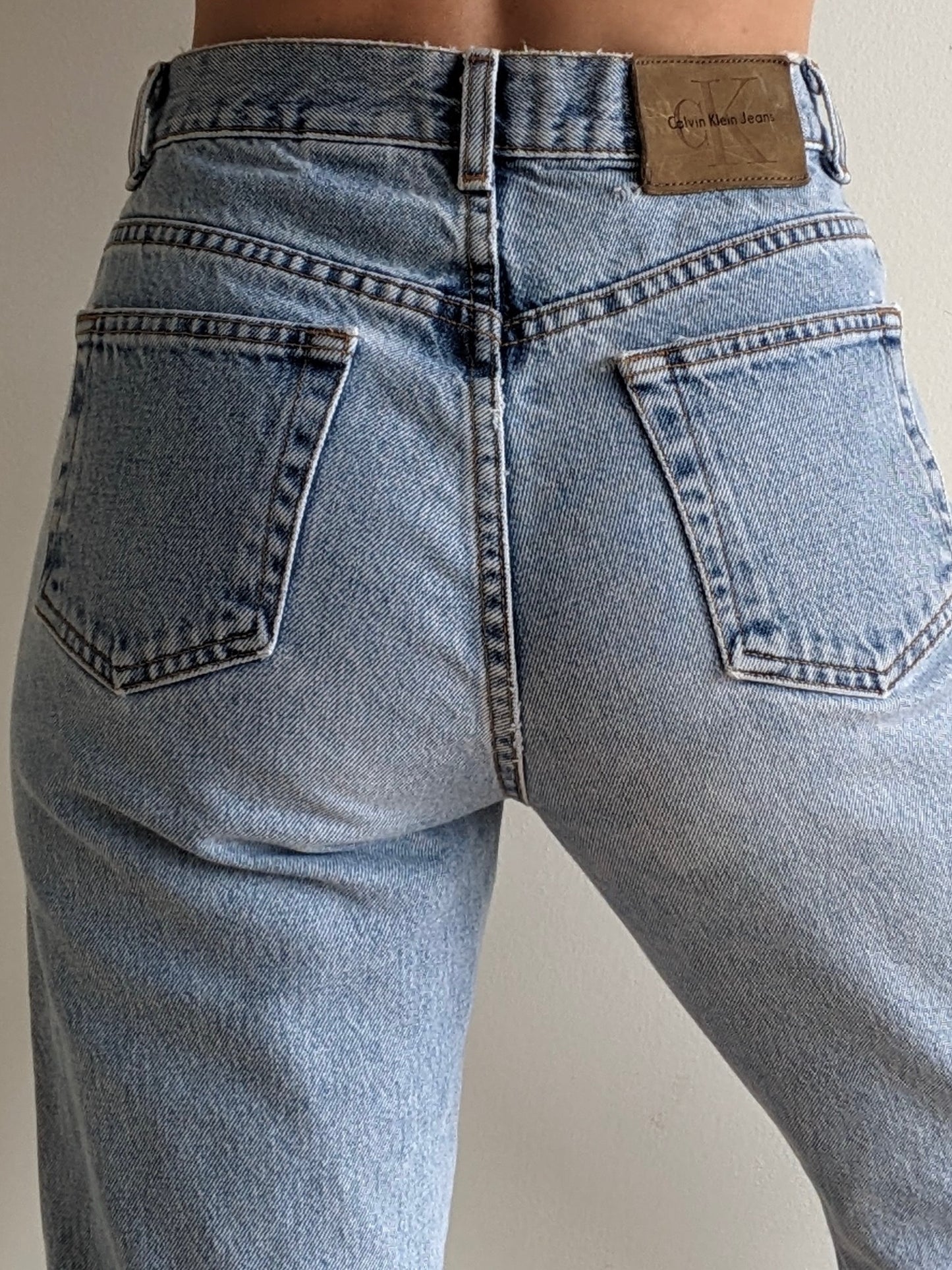90s Calvin Klein Faded Blue Denim
