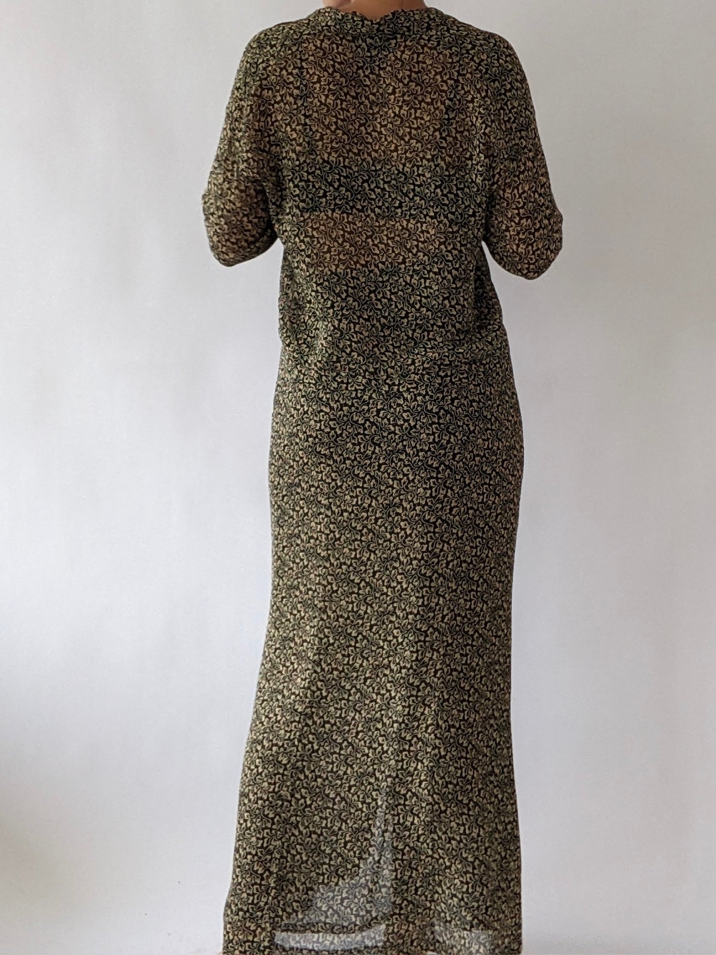 Vintage Ralph Lauren Printed Skirt Set