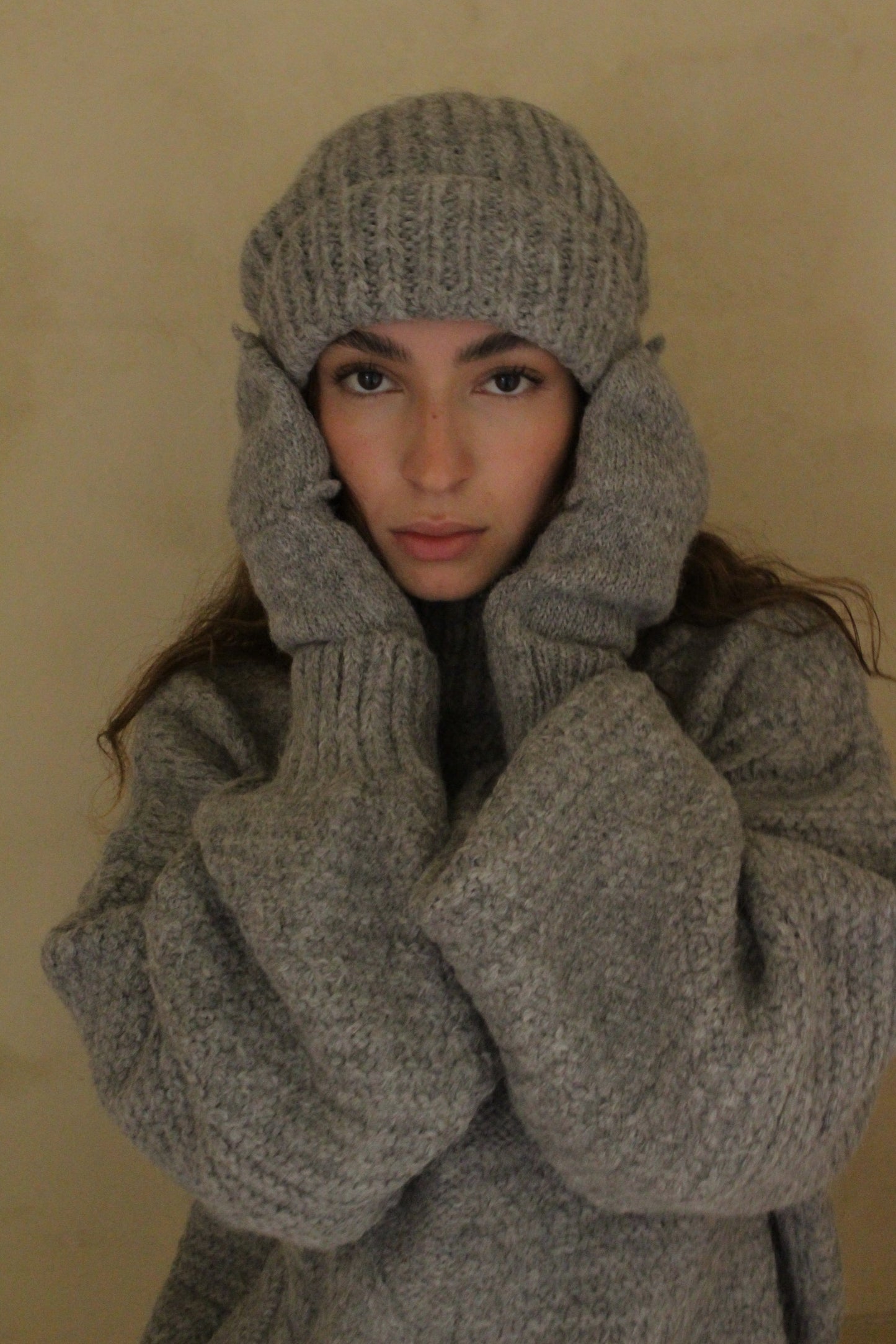 Henrietta Knitted Suri Alpaca Gloves