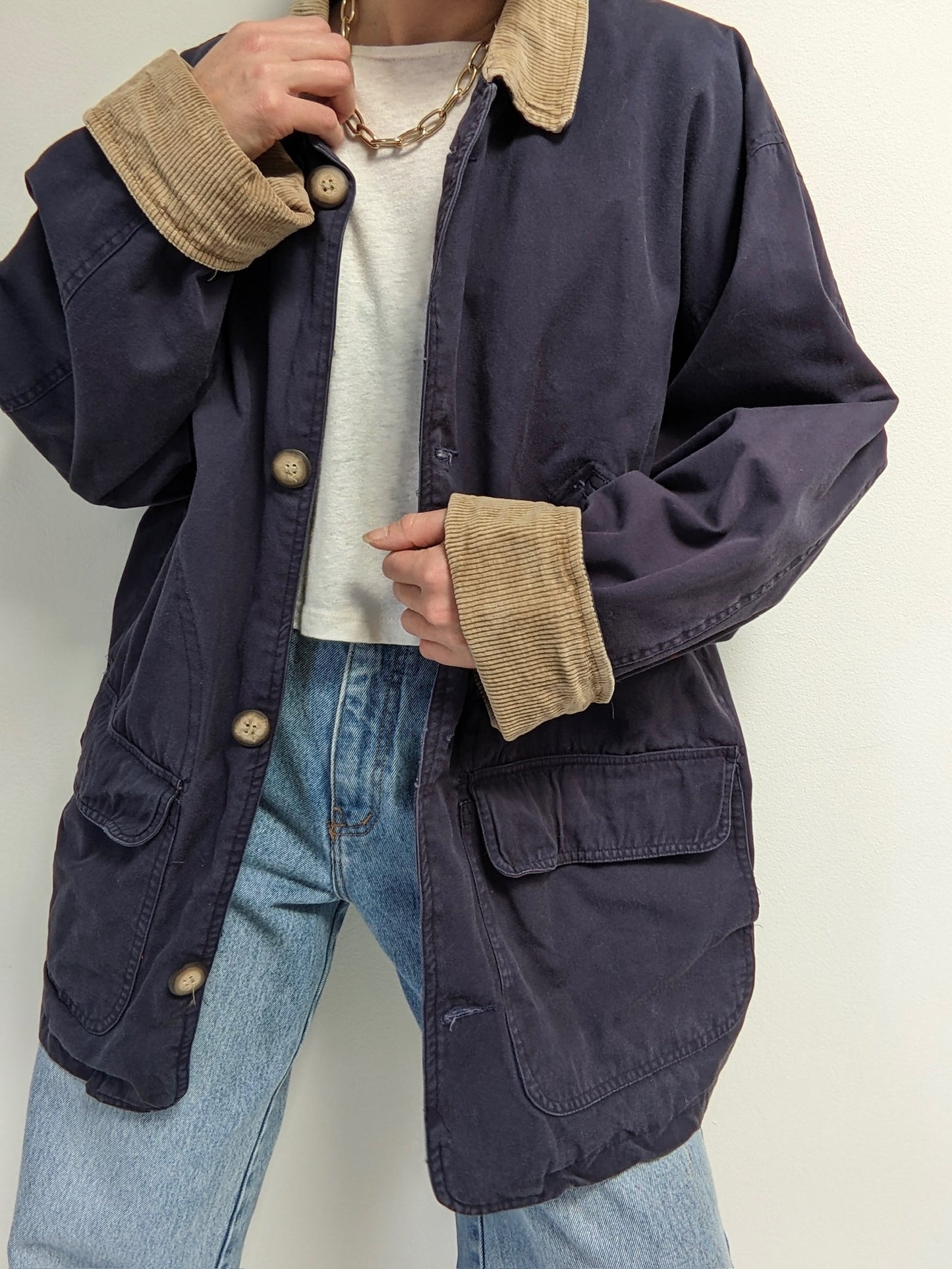 Vintage Navy Chore Coat