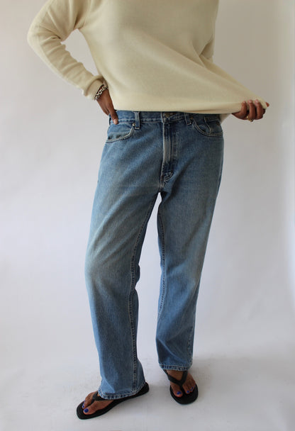 Vintage Harley Davidson Blue Jeans