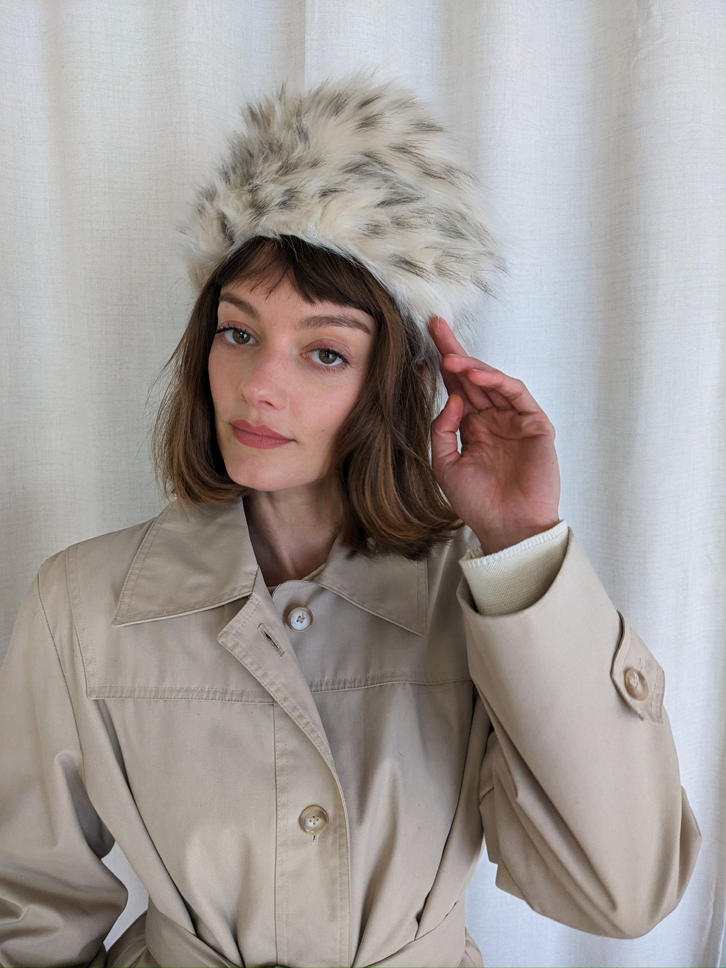 Lovely Vintage Faux Fur Hat