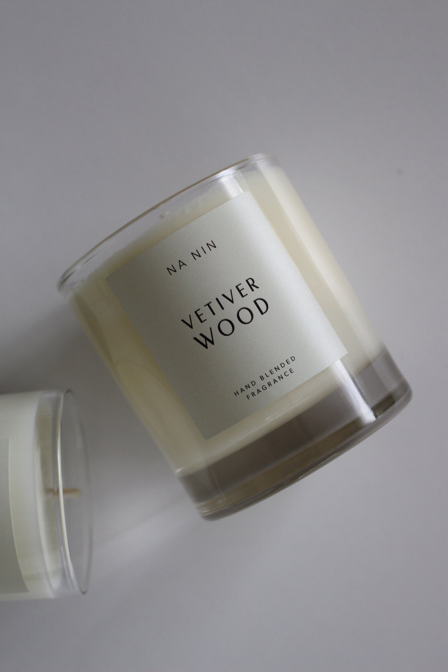 Vetiver Wood Candle / Available in 5oz & 8oz