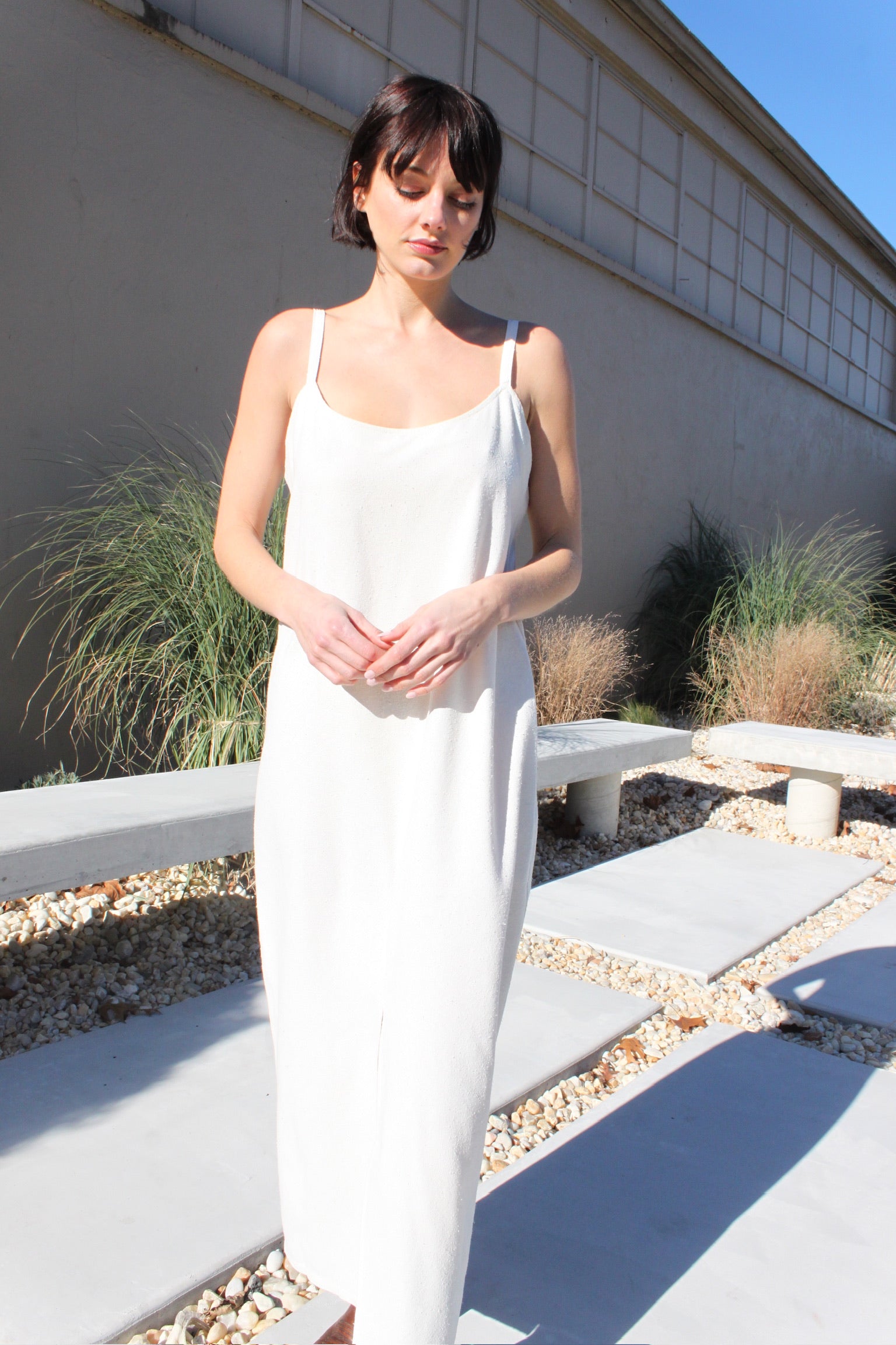 Carolyn Raw Silk Slip Dress – NA NIN Carolyn Raw Silk Slip Dress – NA NIN