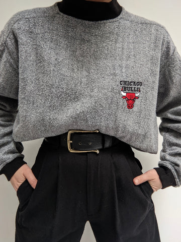 Rare Vintage Chicago Bulls Fleece Pullover