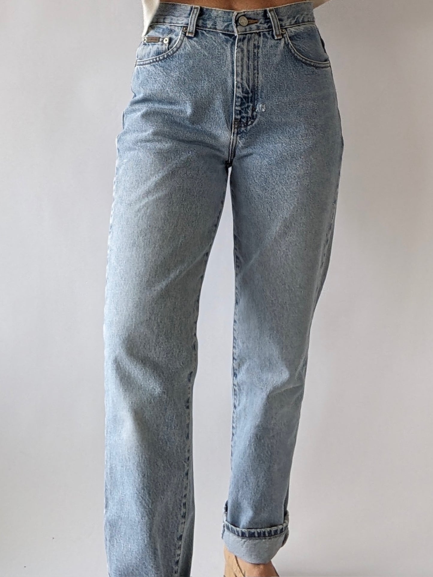 90s Calvin Klein Faded Blue Denim