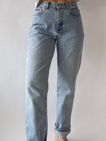 90s Calvin Klein Faded Blue Denim