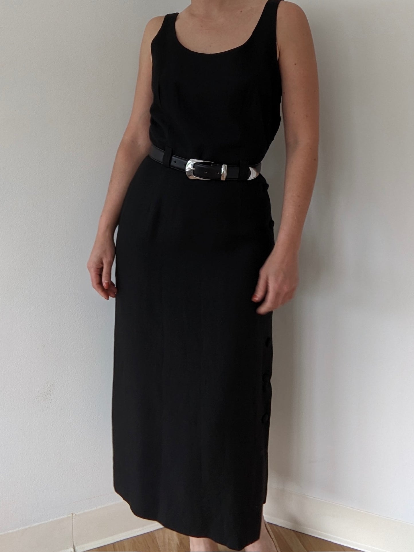 Beautiful Vintage Caviar Linen Dress
