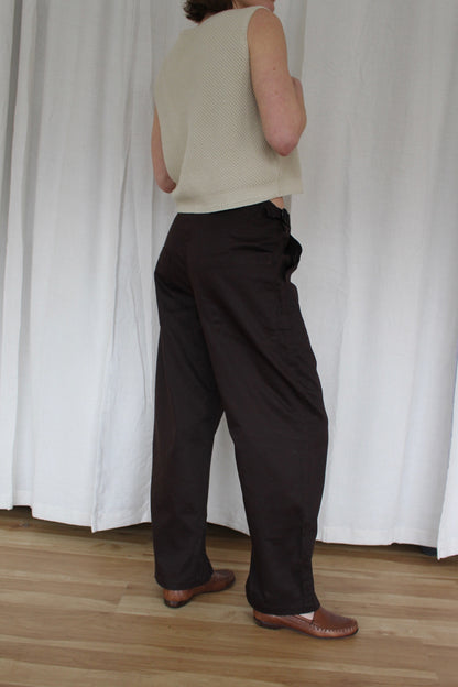 Ingrid Cotton Twill Carpenter Pant
