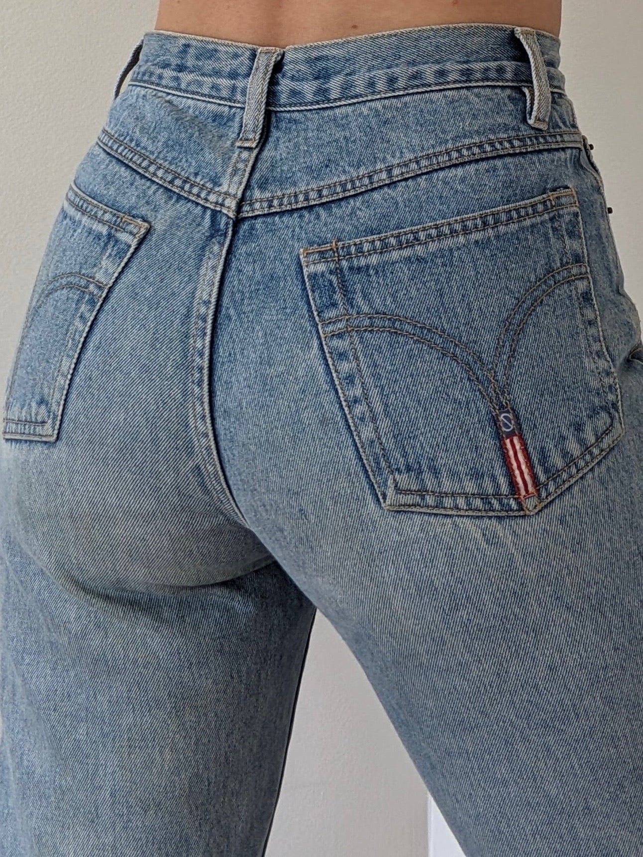 90s Faded Blue Denim