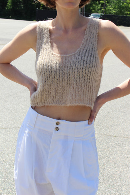 Super Crop Sweater Tank