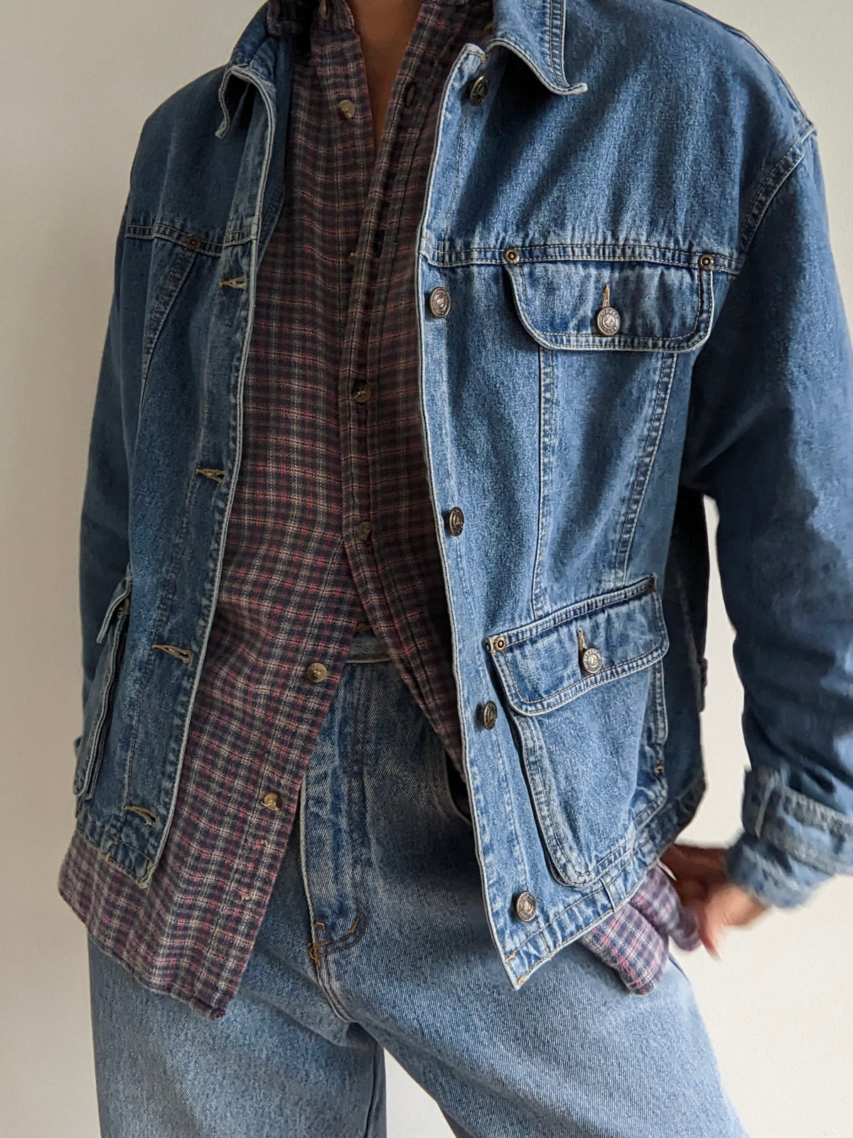 Vintage Petite Denim Chore Jacket