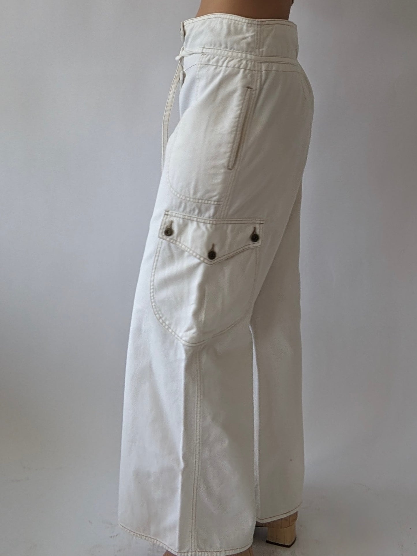 Incredible Vintage Wide Leg Cargo Pants