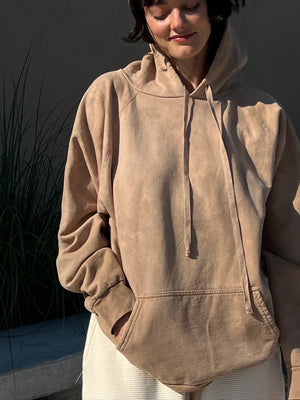 Na Nin + Shannon Studio Boscoe Cotton Hoodie / Available in Dune