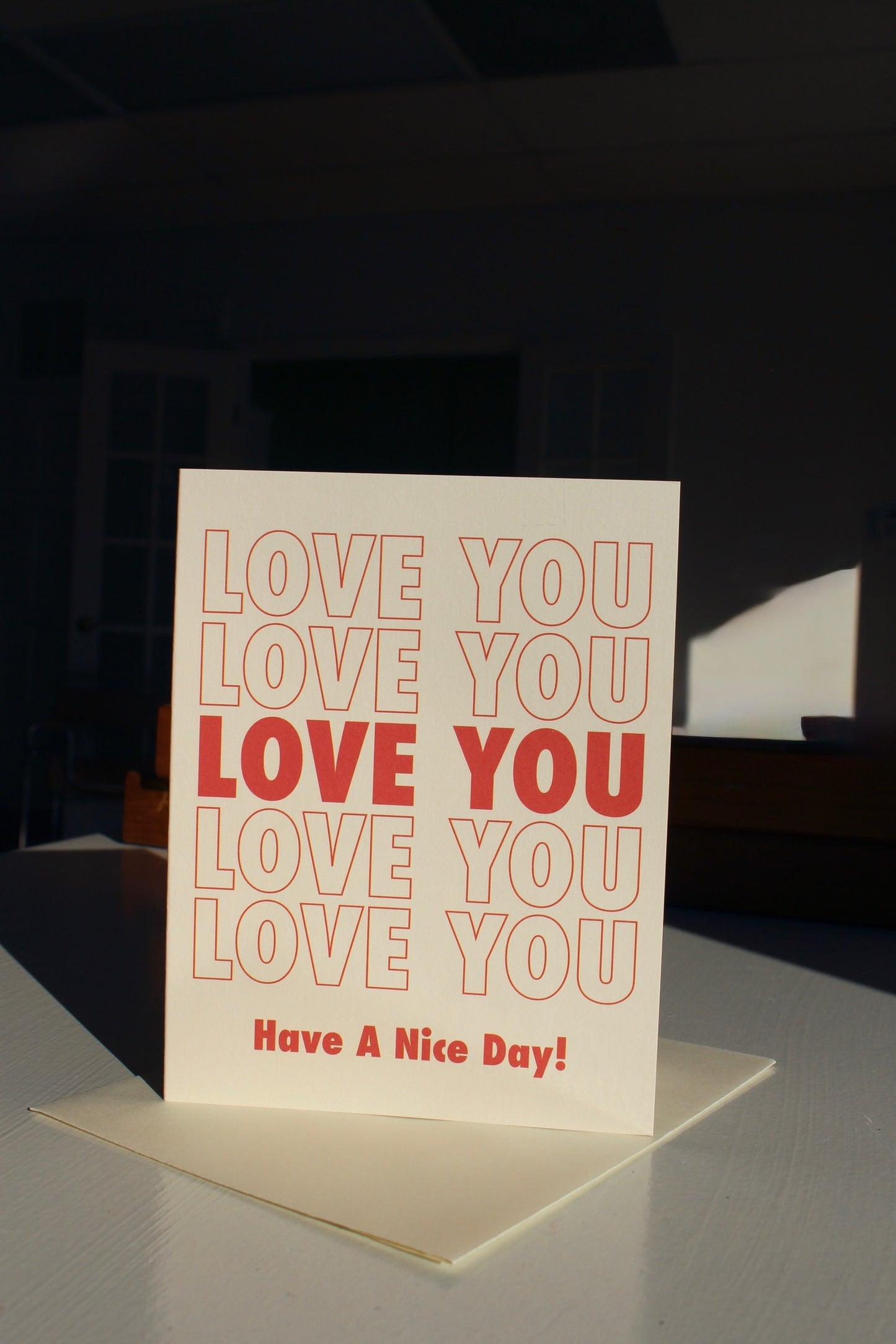 Grocery Bag Love Card