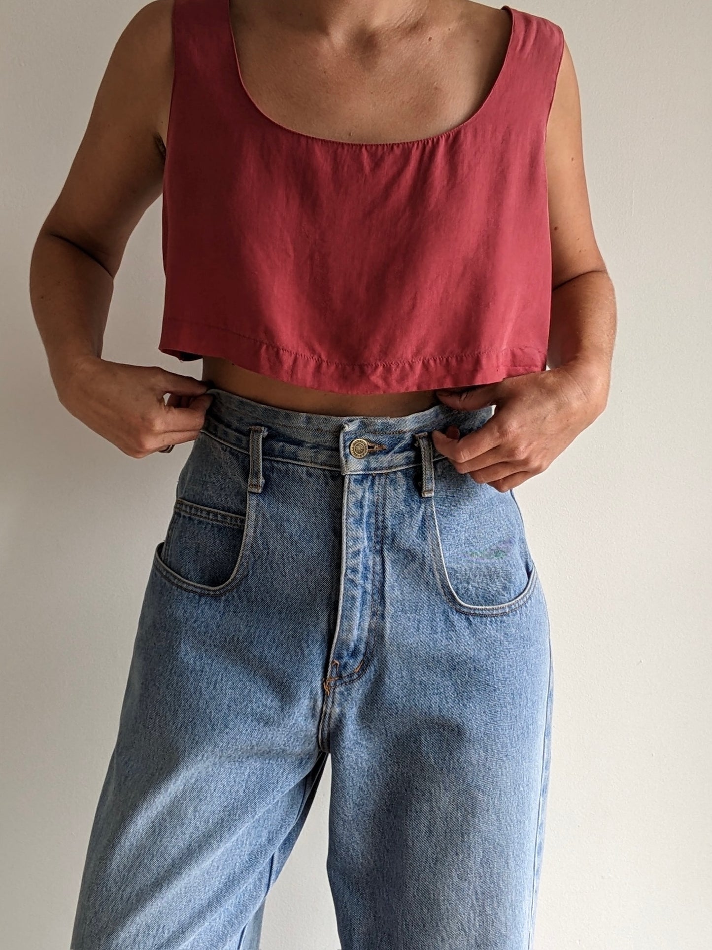Vintage Victoria's Secret Rose Silk Tank