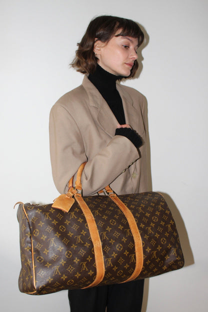 Vintage Louis Vuitton Monogram Keepall Duffle Bag