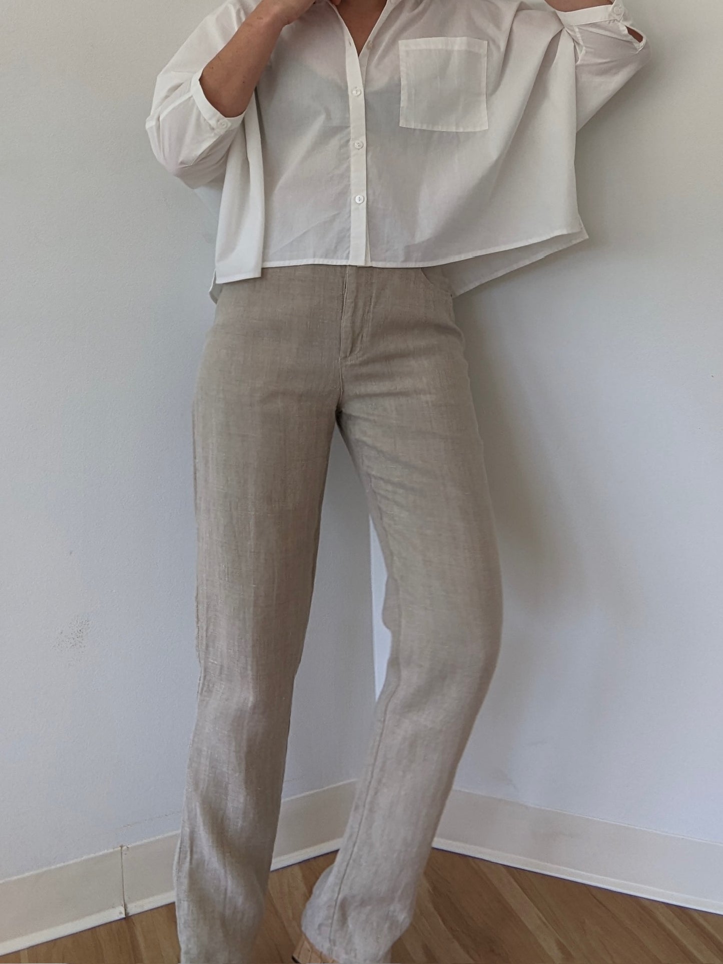 Vintage Banana Republic Woven Linen Pants