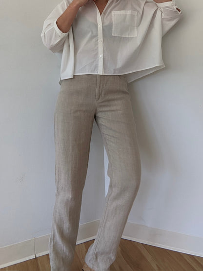 Vintage Banana Republic Woven Linen Pants