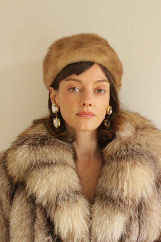 Statement Vintage Foiled Rhinestone Drop Earrings