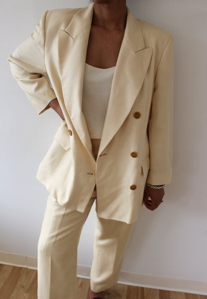 Vintage Jaeger Butter Wool Blazer