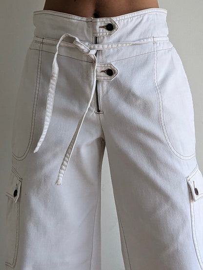 Incredible Vintage Wide Leg Cargo Pants