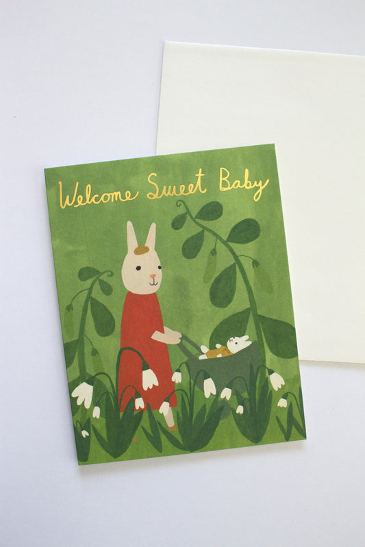 Welcome Sweet Baby Card