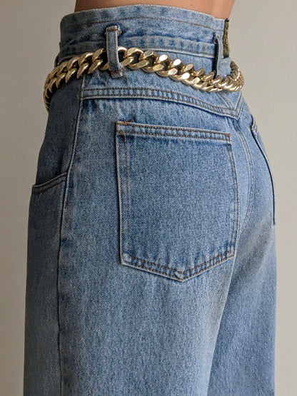 Amazing Vintage Gold-Toned Chain Belt