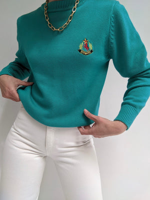 Vintage Embroidered Bermuda Sweater