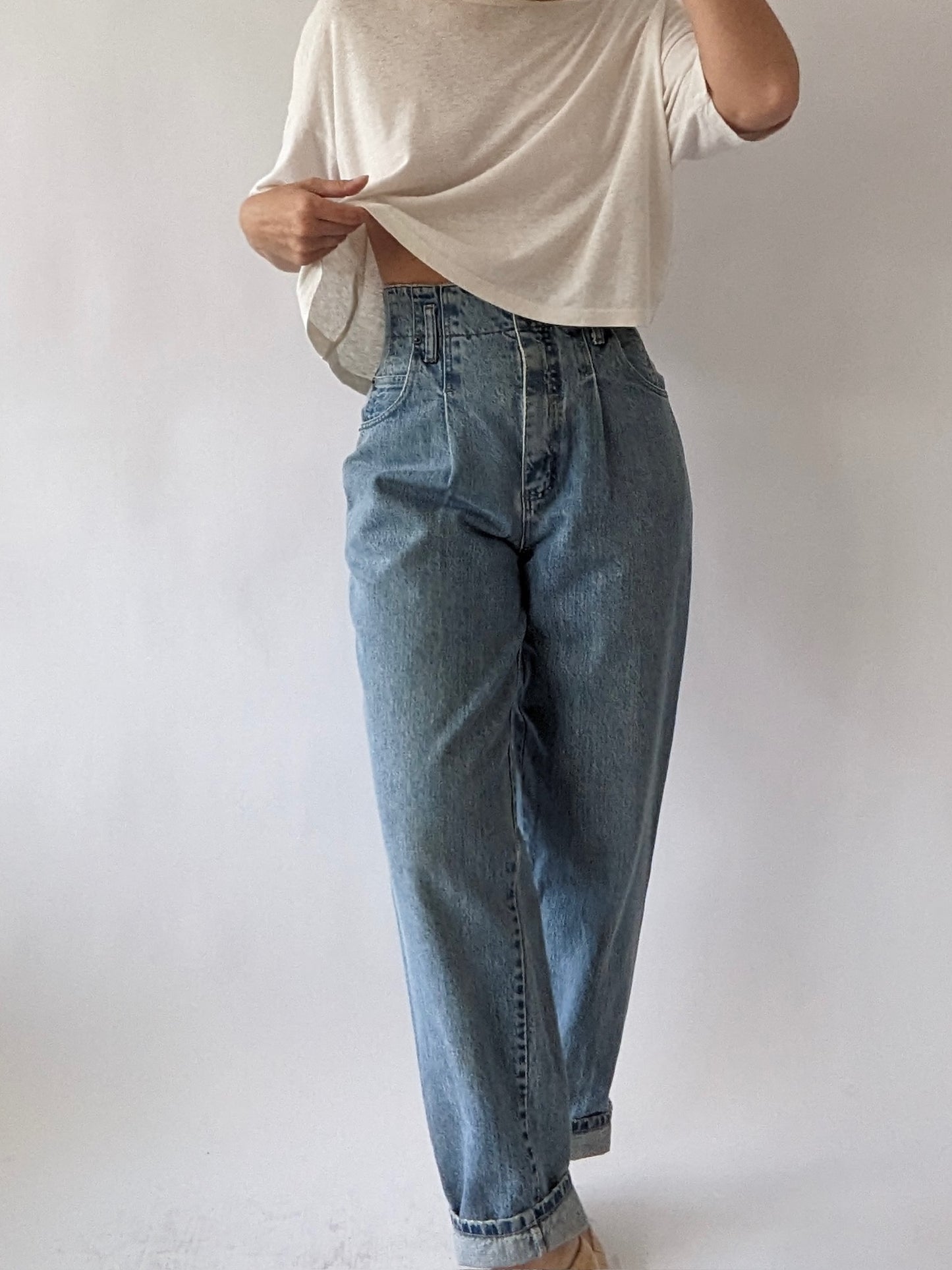 Vintage Palmetto's Pleated Denim